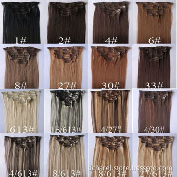 2014 Hot Sale Glamorous Full Head 22'' Clip Hair Extensions Favourable